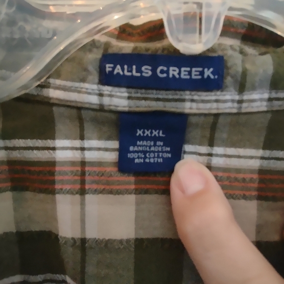 XXXL FALLS CREEK 100% BUTTON UP - Picture 7 of 7